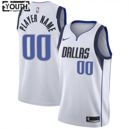 Maglia Dallas Mavericks Personalizzate 2020-21 Nike Association Edition Swingman - Bambino